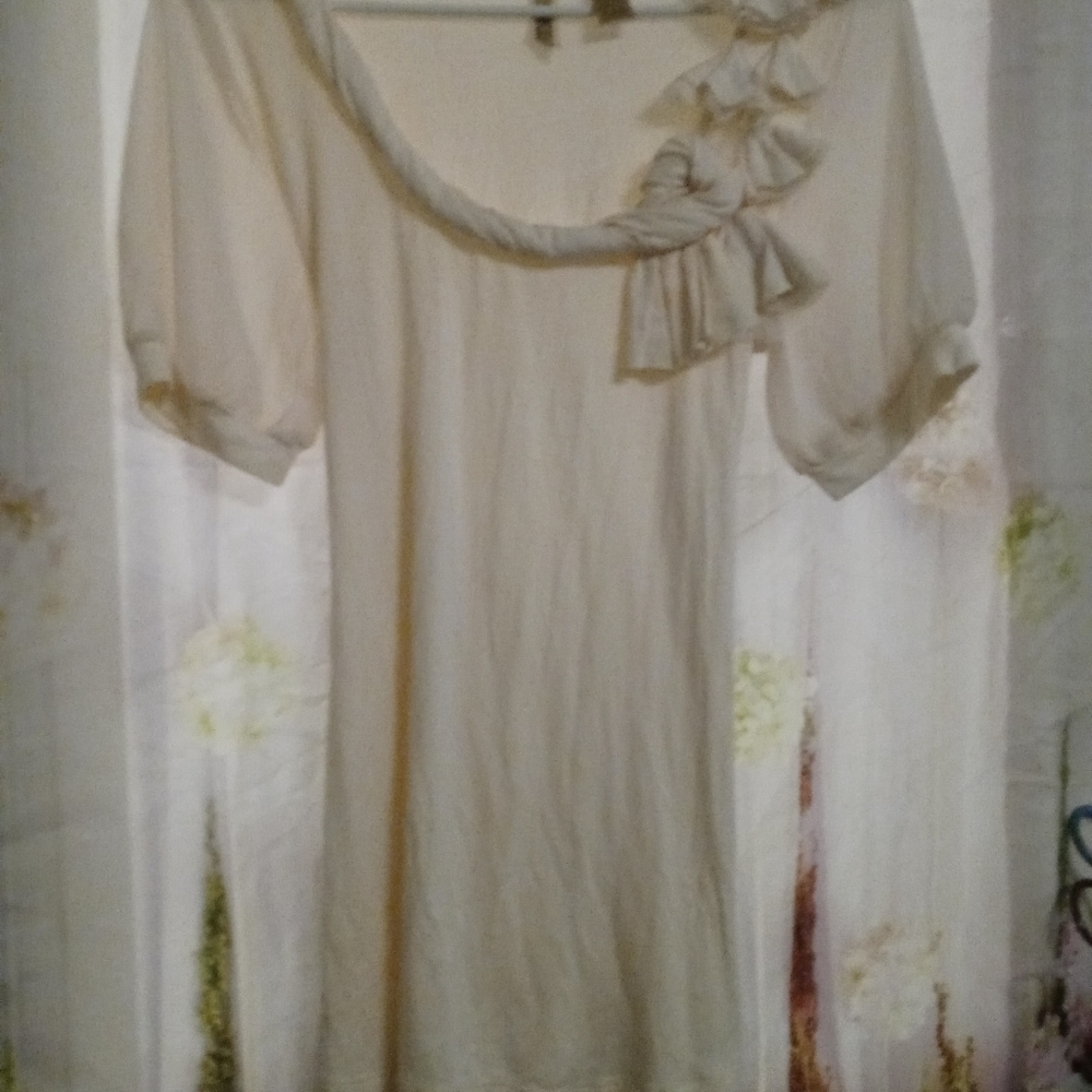 🎉BKE Buckle Cream Colored Blouse